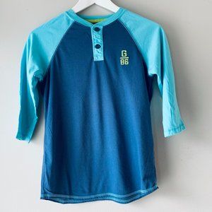GAP KIDS turquoise raglan t-shirt size XL/12